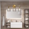 4 Pack Clear Glass Shades, Replacement Glass Globes for Ceiling