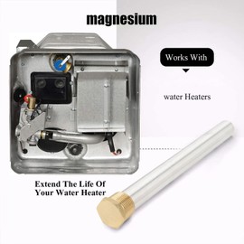 RV Water Heater Anode Rod - Anode Rod for RV Hot Water Heaters - Compatible with Suburban & Morflo Water Heater Tanks - 9.25 Inch Long & 3/4 Inch Thread