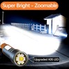 LARYEECHA Flashlights High Lumens Rechargeable,9 Modes, 20000 Lumen,Zoomable Powerful Tactical