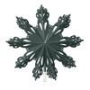 broste Copenhagen Decorative 'Christmas Star' Paper, Deep Forest, Diameter 30
