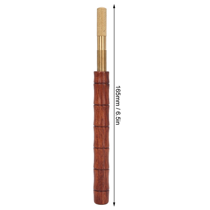 Wooden Handle Edge Oil Pen Brass Edge Dye Roller Applicator