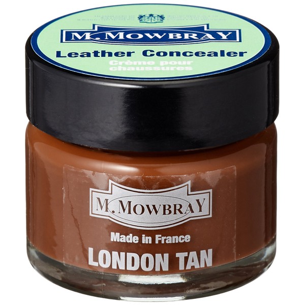 M.MOWBRAY Men's Cream for Scratch Repair and Complementation, Leather Concealer, Smooth Leather, Leather Products, Leather Shoes, Leather Accessories, London Tan