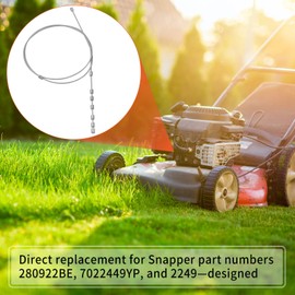 for Snapper Clutch Cable Replacement for Lawn Tractors – Fits 280922BE, 7022449YP, 2249, Smooth Engagement, Durable Control Cable for Mower Drive Systems