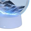 Sand Painting Table Lamp 7 Color 3D Hourglass Table Lamp