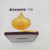 Hershey's Hershey’s Kisses Crystal Covered Candy Dish Gold Godinger 5"