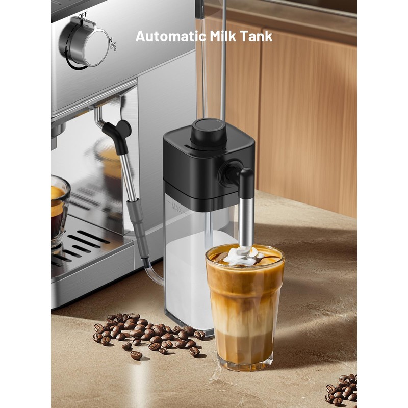 20 Bar Espresso Coffee Machine, Hot & Cold Coffee (Coffee