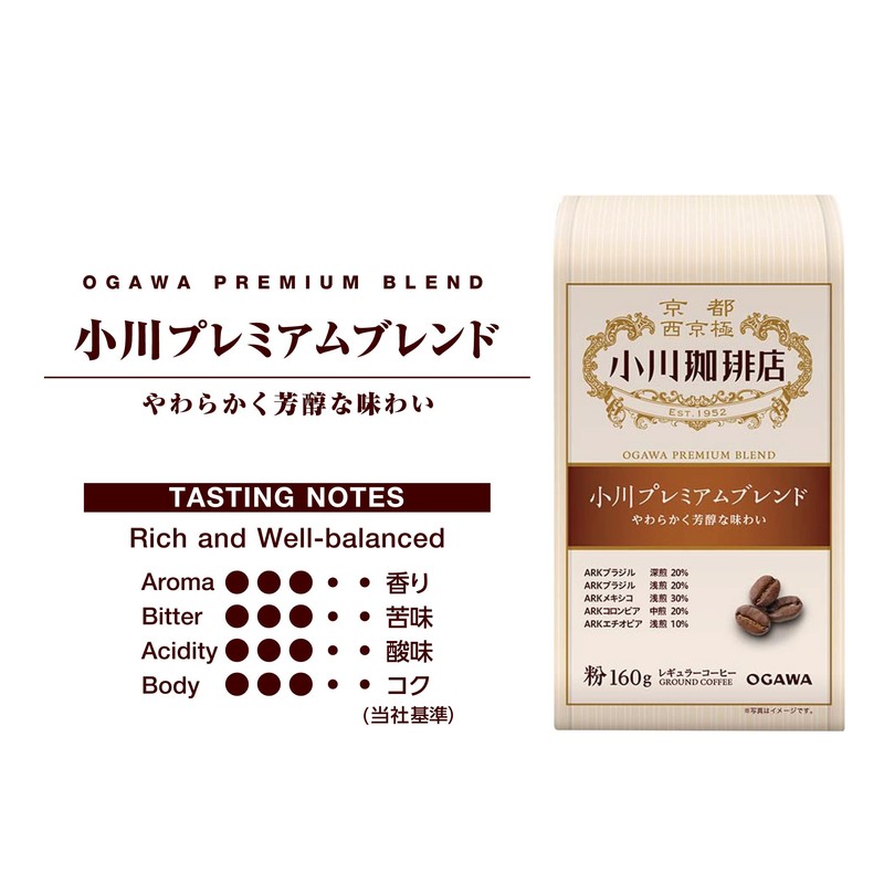 Okawa Coffee Okawa Premium Blend, Powder, 5.6 oz (160 g)