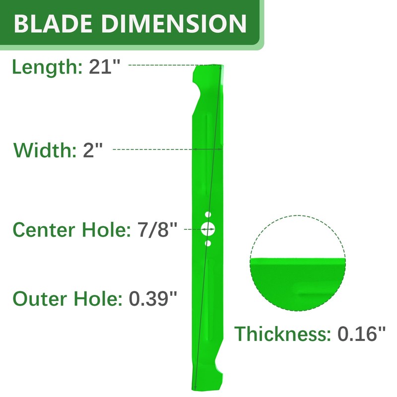 AB4200D Fits For EGO 42 Inch Zero Turn Mower Blades