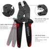 Qibaok Crimping Tool Kit Ratcheting Crimper with 1550PCS 2.54mm Dupont