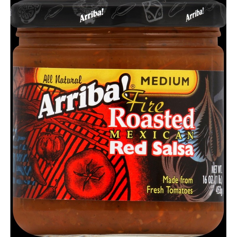 Arriba Fire Roasted Red Salsa - Medium - Case of