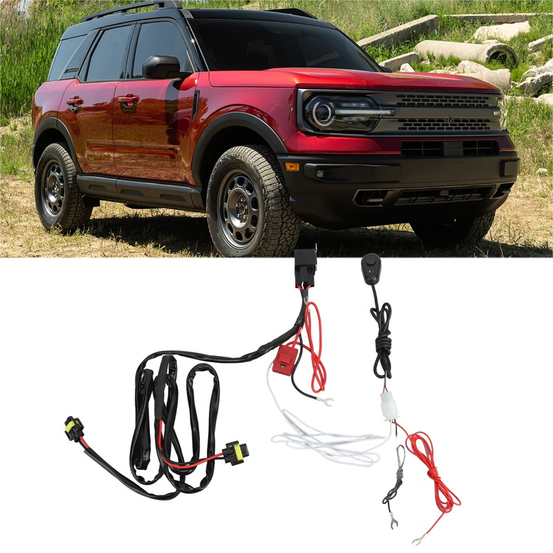 12V LED Work Light Wiring Harness for Light Bar Fog