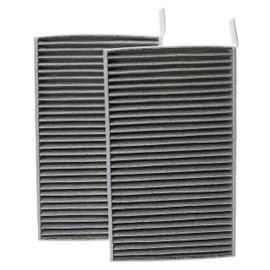 vhbw 2 x cabin filter replacement for Mann-Filter FP 25 015 for cars – with activated carbon