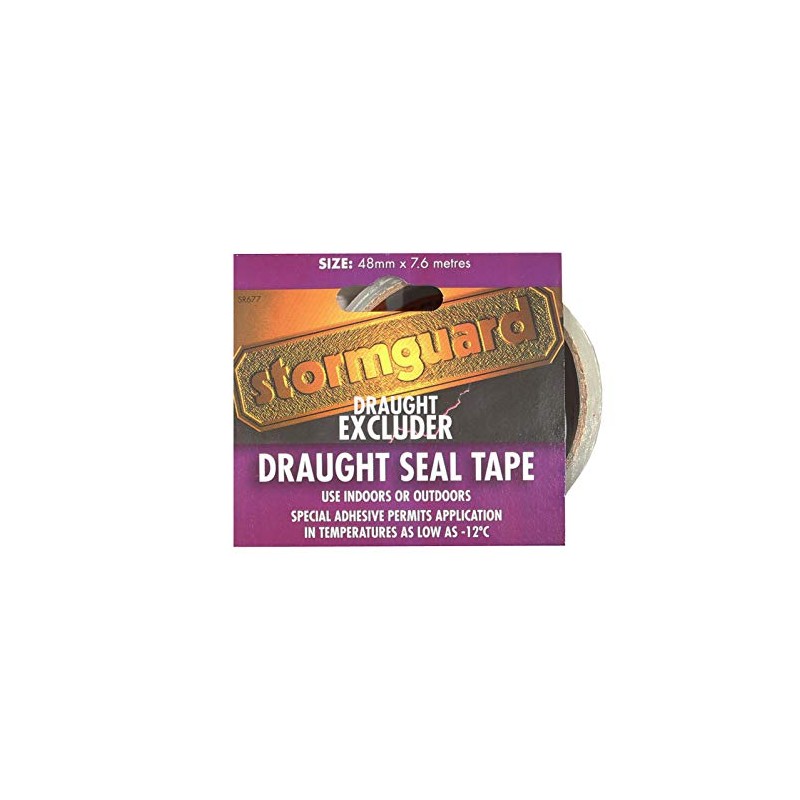 Stormguard 7.6m Draught Excluder Seal Jointing Tape Weather Strip Insulation