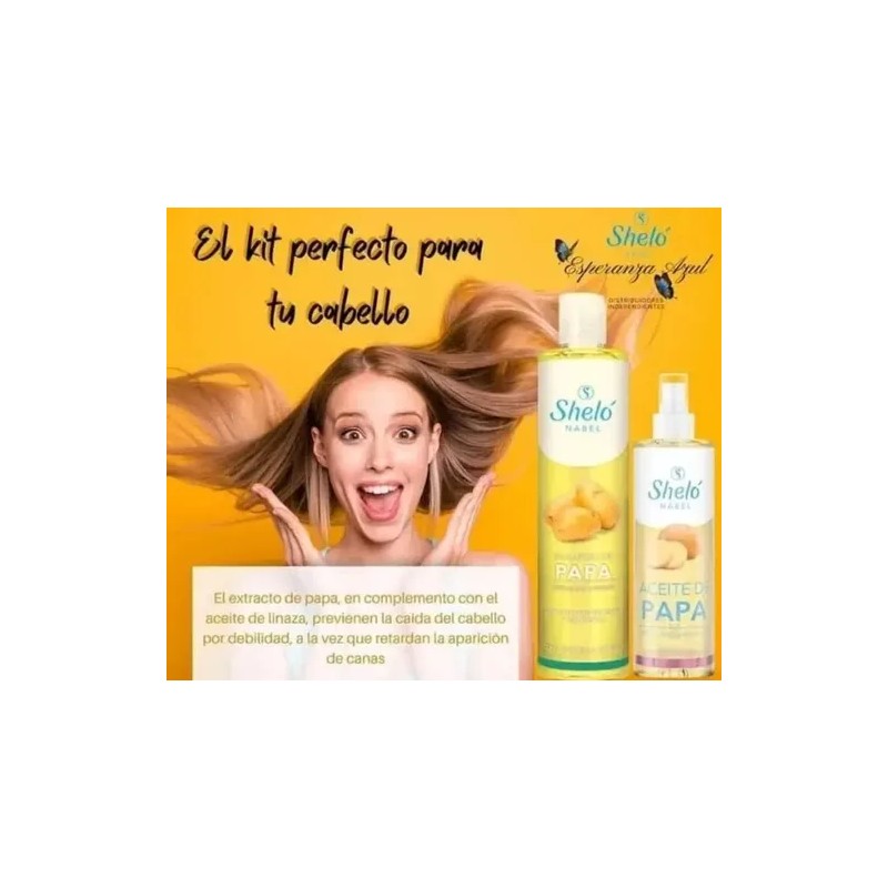 Shampoo De Papa + Aceite De Papa Para El Cabello