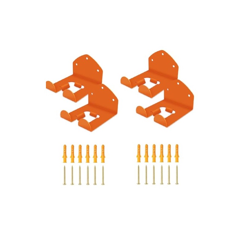 Zeffrary 4 Pack Garage Organizer Trimmer Rack, Weed Eater Hanger