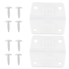 YINETTECH Pack of 2 Radiator Hinges Plastic Hinges for Cool Boxes Cooler 5256-1851 5283-1141 6262-1141 Compatible with Coleman Coolers (with 8 Mounting Screws)