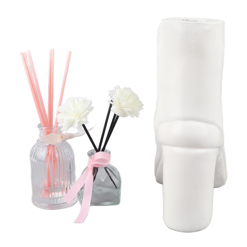 High Heel Shoes Flower Vase Realistic Wearproof Interesting High Heels