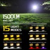 Keadeso 2 Pack Magnetic Work Light, 1500LM led work light,