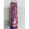 Adam & Eve (Adan & Eva) Unscented Pink Pillar Candle