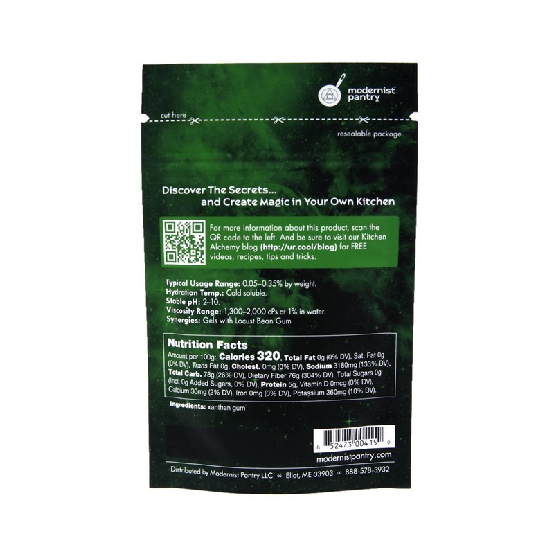 Pure Xanthan Gum Gluten-Free Vegan OU Kosher Certified - 50g/2oz