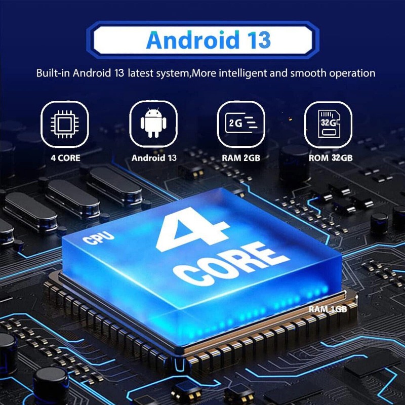 Vorally For 2004-2008 Ford F150 Dash Radio Bluetooth Wireless CarPlay