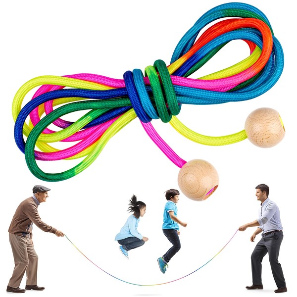 Skipping Rope for Multiplayer, 5 Metre Rope Skipping Children, Skipping