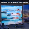 Mini Projector, VISSPL Full HD 1080P Video Projector, Portable Outdoor