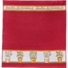 Kracht Terry Tea Towel "Herbs" Pack of 3 Cotton Herbs