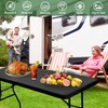 10 Pack Picnic Table Cover Elastic Fitted Tablecloths for 8