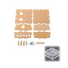 6J1 DIY Acrylic Case Kit,Protection Parts Kit Tube Preamp Box