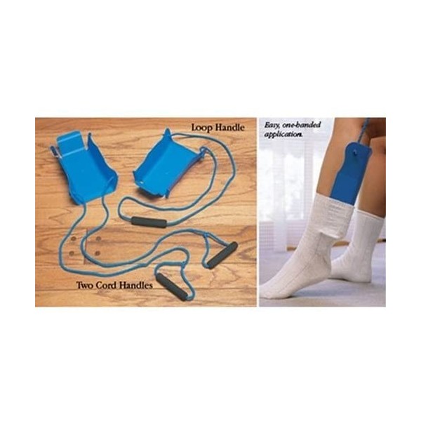 North Coast Medical NC32502 Sock-Assist with Two Cord Handles