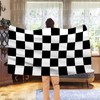 AhfuLife Large Checkered Flag 5ft x 3ft for Game Parade