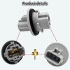 2 PCS Front Turn Signal Light Bulb Plug Socket, 90075-60060