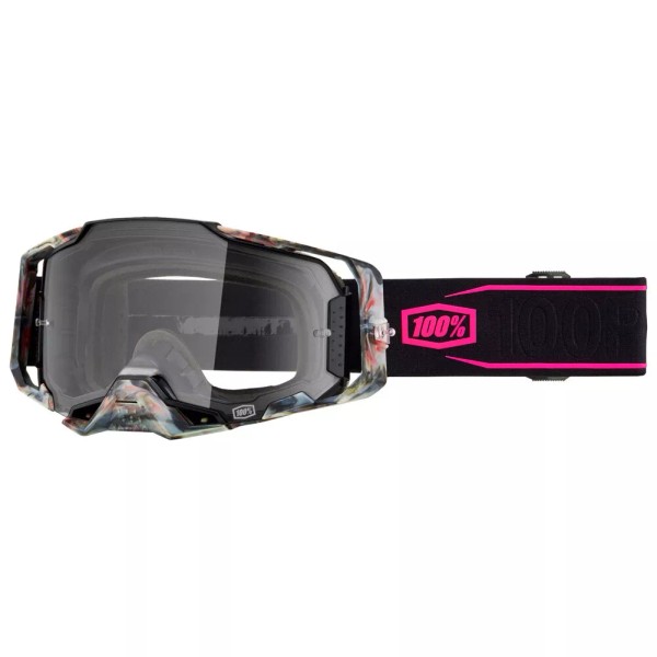 100% Armega Goggle Sarcelle Frame/Clear Lens
