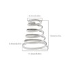 SING F LTD 15PCS Bike Wheel Skewer Spring Stainless Steel