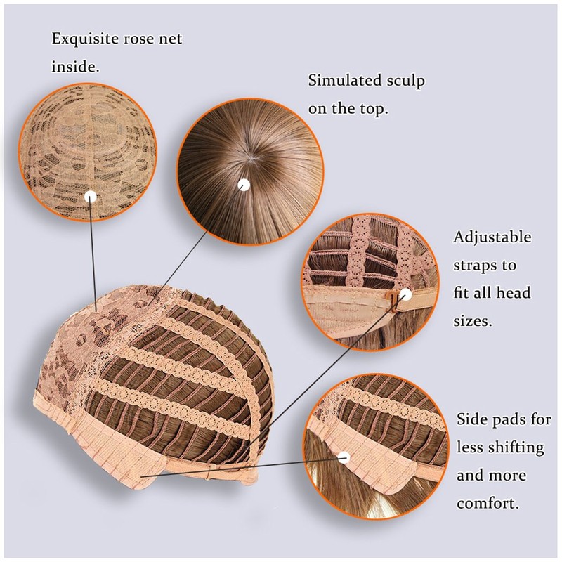 ColorGround Long Curly Cosplay Wig with 2 Ponytails(Black)