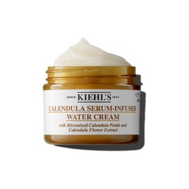 Kiehl's Calendula Serum Infused Water Cream, Soothing Gel Moisturizer for All Skin Types, Visibly Evens Skin Tone & Boosts Radiance in 1 Week, 24HR Hydration, Reduces Redness - 1.7 fl oz