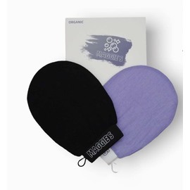 Maggie’s Deep Exfoliating Mitt Body Scrub for Soft Skin • Exfoliating Glove & Skin Cleanser - Part of the Best Skincare Kit for Women & Men - Cleanse Dead or Dry Skin - Exfoliator Tool, 2 Count