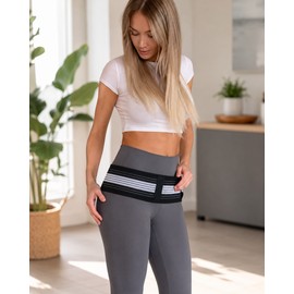 Adjustable SI Joint Support Belt for Daily Wear – Low-Profile Pelvic and Lower Back Compression Brace for Men and Women