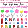BJDBUS 42 pcs Doll Clothes and Accessories Including 10 pcs