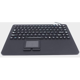 Industrial Computers Inc. Mini Keyboard with Touchpad IP68 Waterproof Rugged Silicone KBSI-87-TP