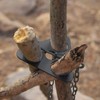 Tripod for Fire Pit, Swivel Grill Tripod, Stainless Steel Camping