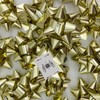 Kissymix 5cm Medium Metallic Bows Set of 80 Gold &