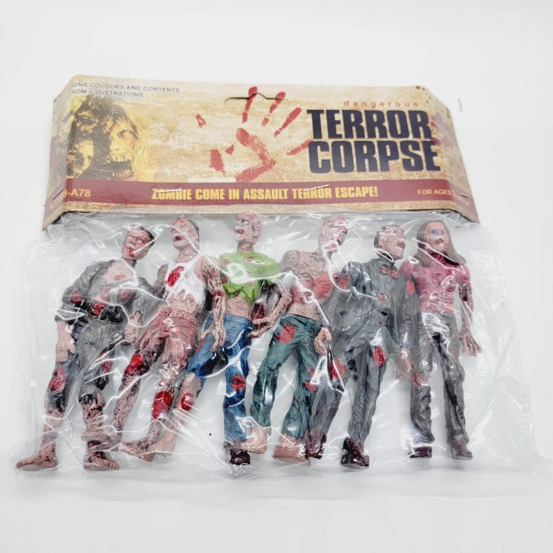 Terror Corpse Action Figure Pack Zombie Realistic Movable Joints New