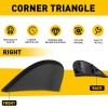 Unbranded Passenger RH Side Mirror Flags Molding Fit for 2009-2020