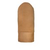 Lekra Lambskin Mittens Cognac Size 10