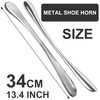 Earl Diamond Metal Shoe Horn Long Handle For Seniors, Long