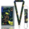 Amexo Kids Wallet, Cute Trifold Wallet with Lanyard, Zippered Coin