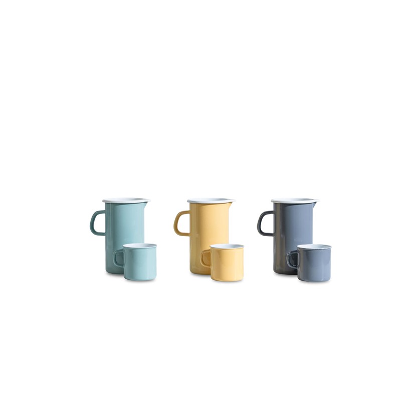 Riess, 0836-033 Enamel Jug, 10 cm Diameter, 1.5 Litre Capacity,