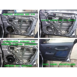 MJM SPEAKER ADAPTERS Exact Fit Speaker Adapters fits Toyota 1996-2000 Rav4 6 1/2" 6.5" – SAK034_55